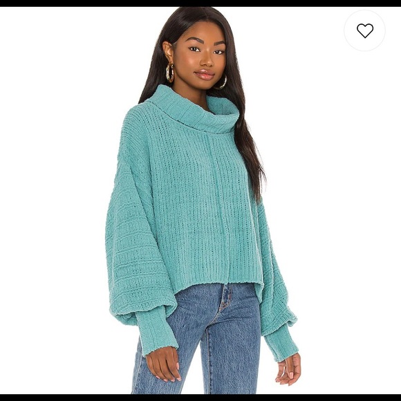 Free people Pullover in Emerald Aura size L - Picture 10 of 10